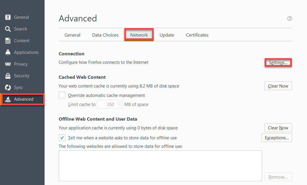 How To Remove Proxy Settings